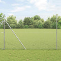 vidaXL Ogrodzenie łańcuchowe 10 x 1,5 m Stal galwanizowana Srebrny
