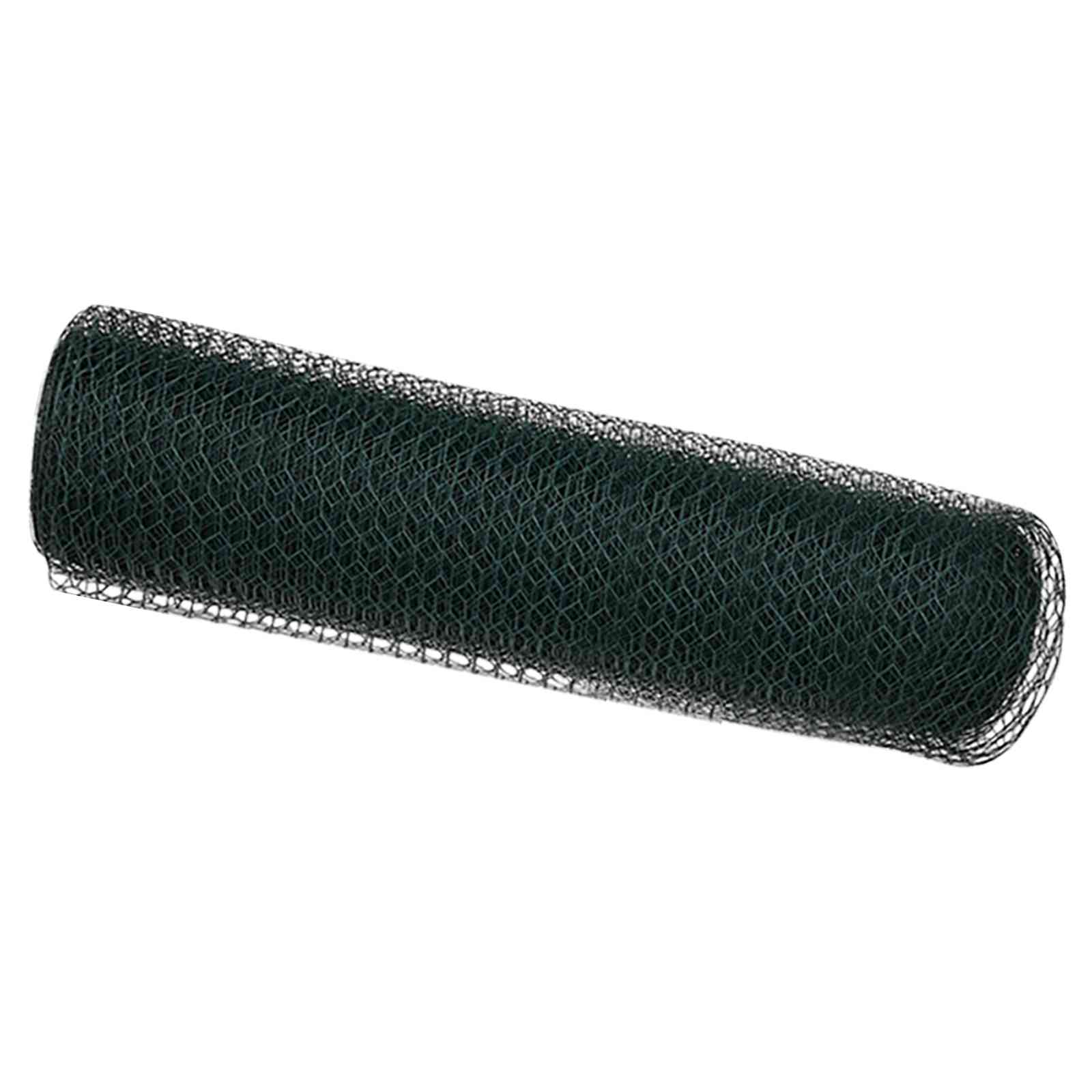 vidaXL Ogrodzenie heksagonalne Zielony 0,6 x 10 m PVC