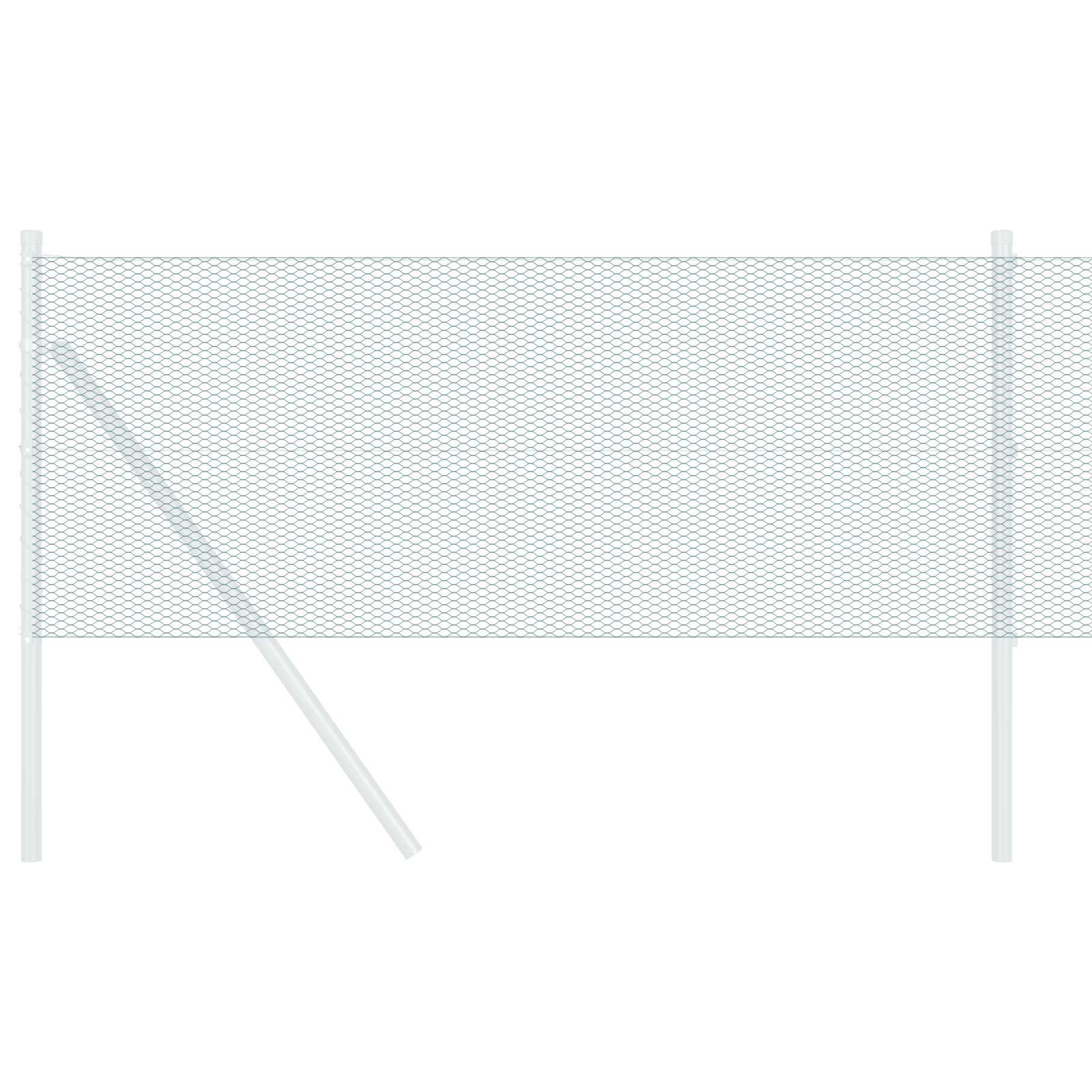 vidaXL Ogrodzenie heksagonalne Zielony 0,6 x 10 m PVC