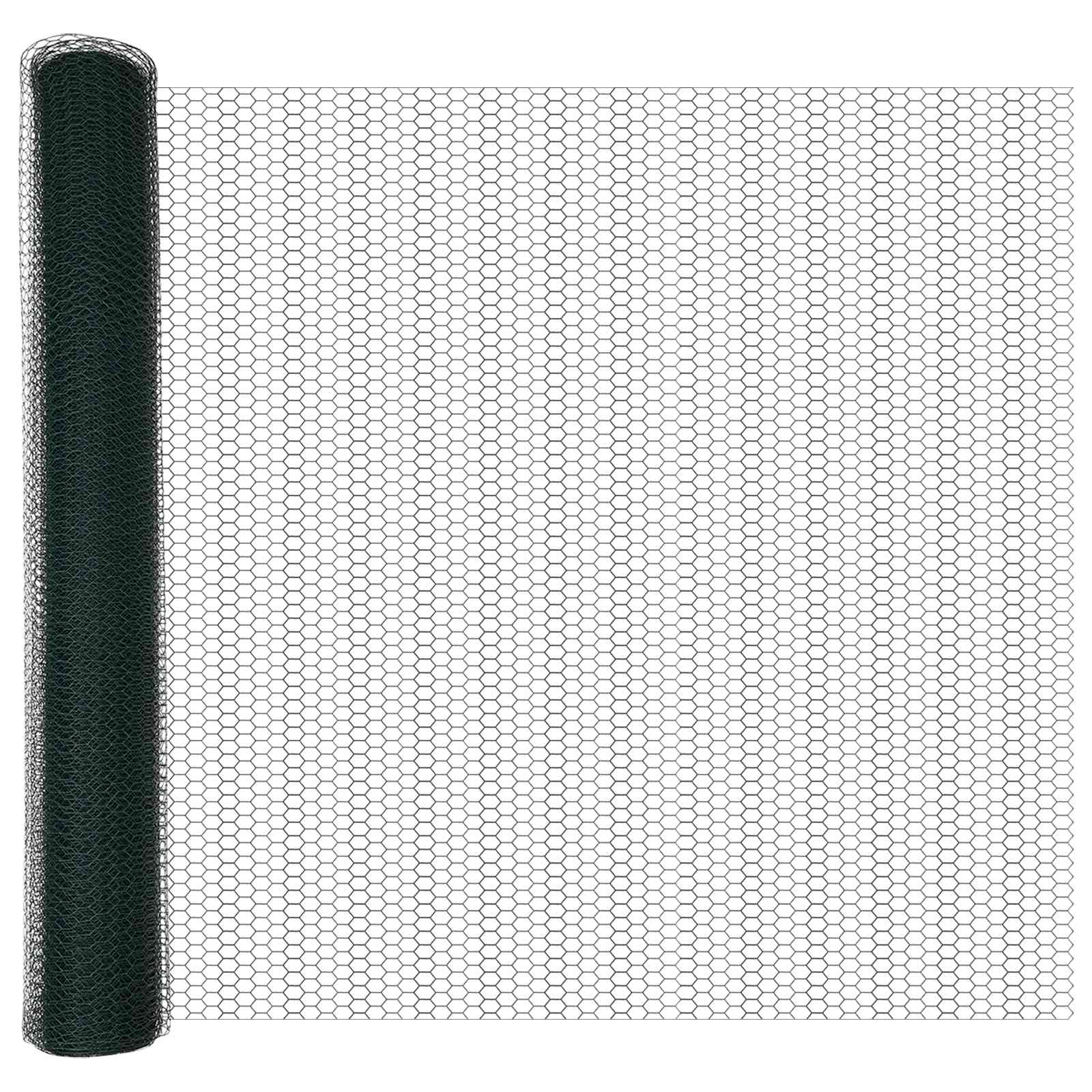 vidaXL Ogrodzenie heksagonalne Zielony 1,2 x 10 m PVC