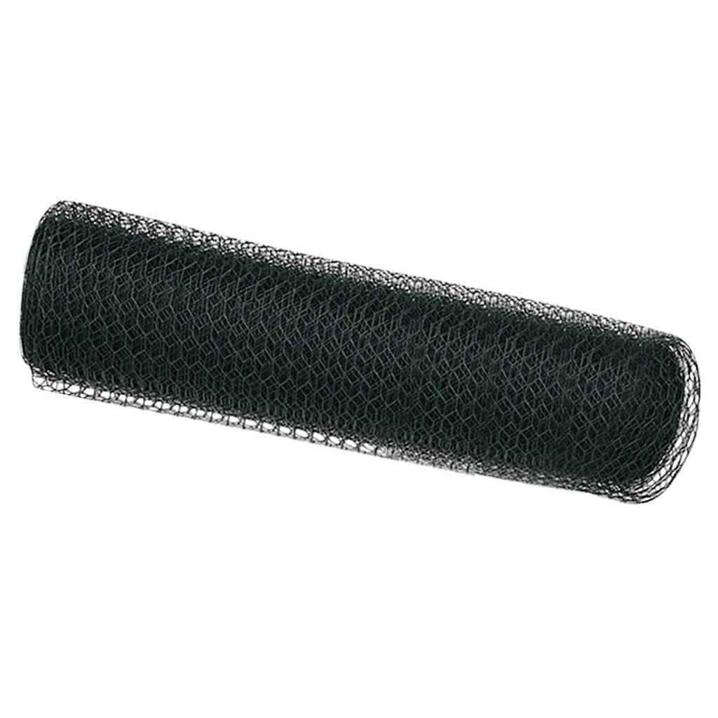vidaXL Ogrodzenie heksagonalne Zielony 0,8 x 50 m PVC