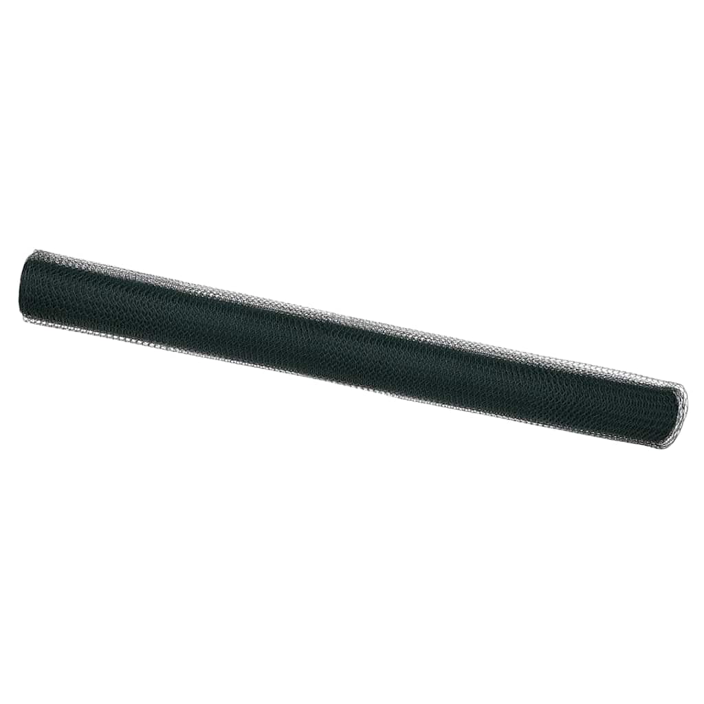 vidaXL Ogrodzenie heksagonalne Zielony 1,5 x 100 m PVC