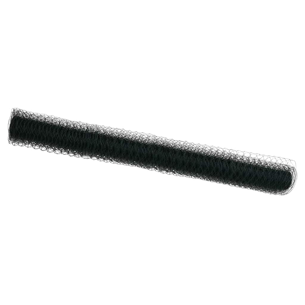 vidaXL Ogrodzenie heksagonalne Zielony 1,5 x 100 m PVC