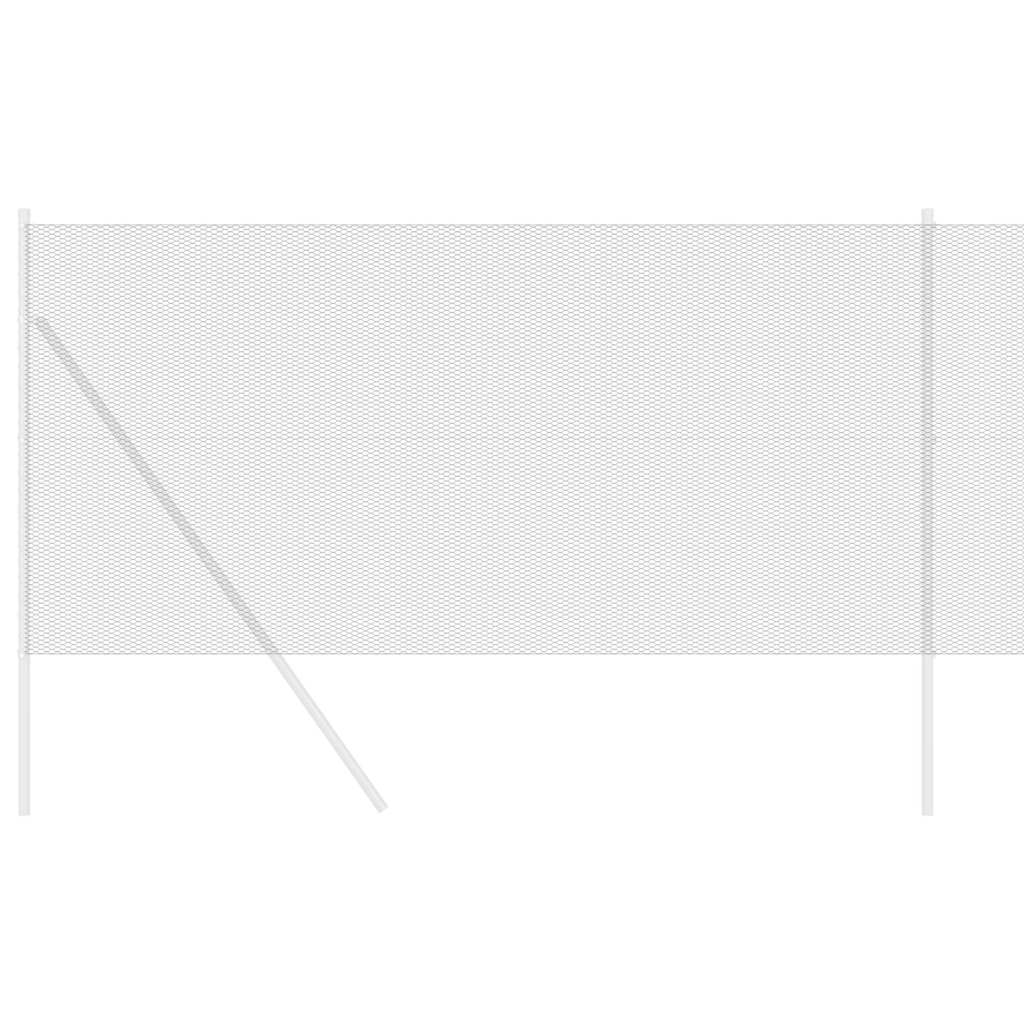 vidaXL Ogrodzenie heksagonalne Szary 1,2 x 100 m PVC