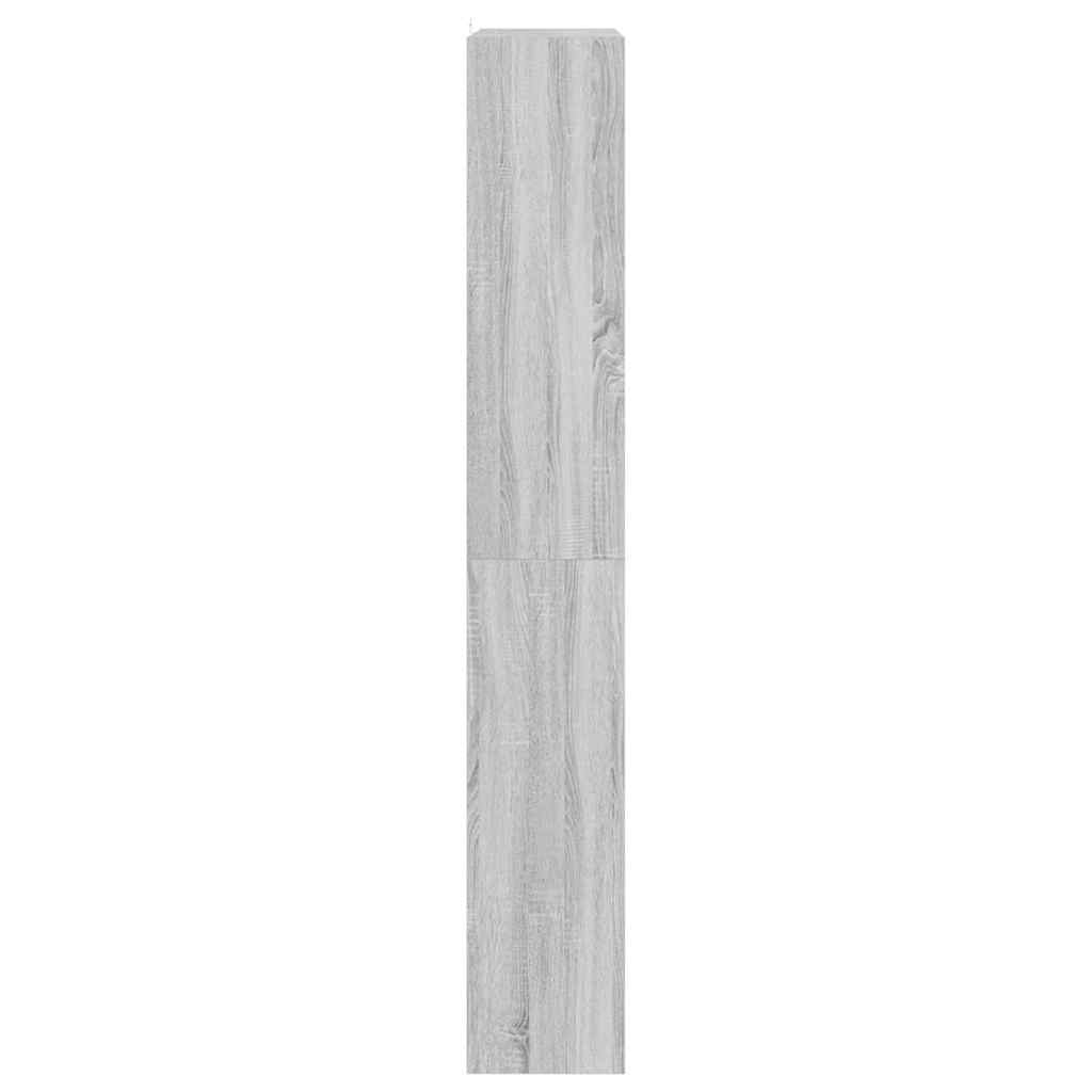 vidaXL Szafka na książki Szary Sonoma 100 x 30 x 198 cm