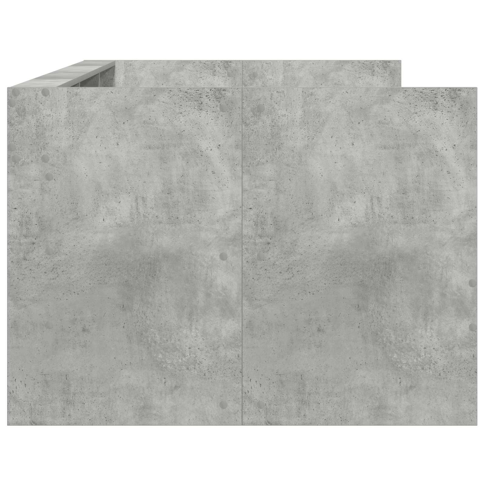 vidaXL Łóżko dzienne Szary 90 x 200 cm Materiał drewnopochodny