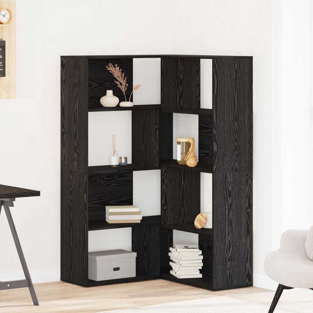 vidaXL Garderoba 2 pcs Czarny Dąb 85 x 85 x 140 cm