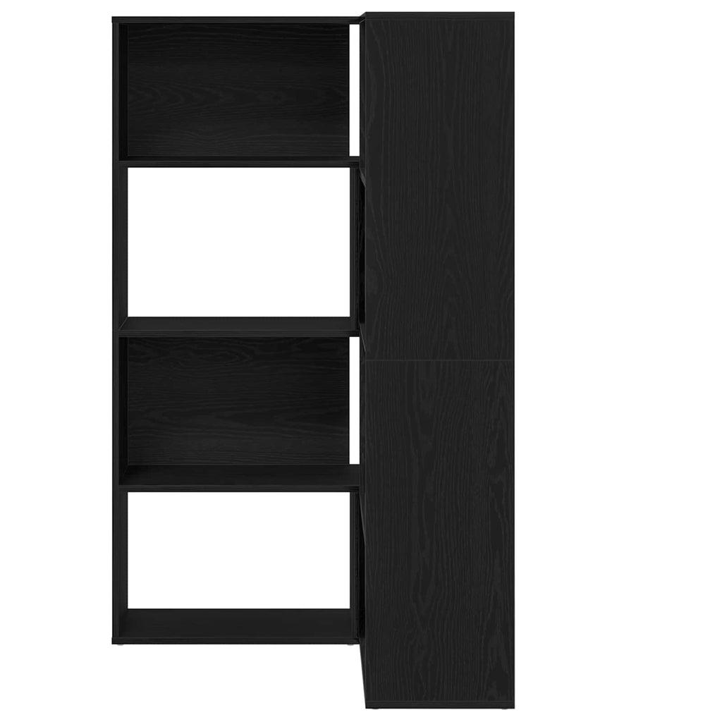 vidaXL Garderoba 2 pcs Czarny Dąb 85 x 85 x 140 cm