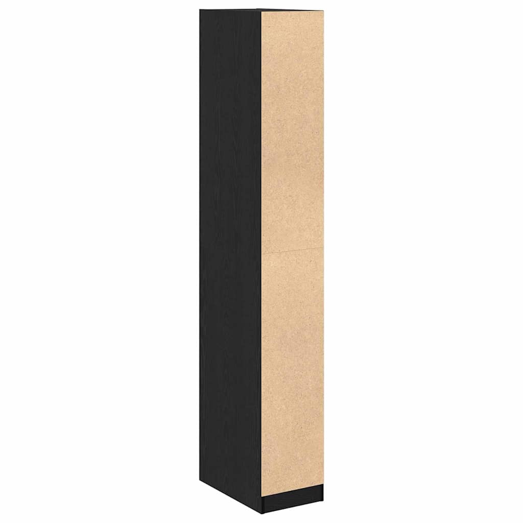 vidaXL Garderoba Stare drewno 30 x 50 x 200 cm Materiał drewnopochodny