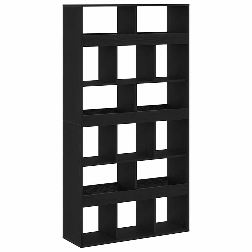 vidaXL Szafka na książki 2 pcs Czarny Dąb 100 x 33 x 93.75 cm