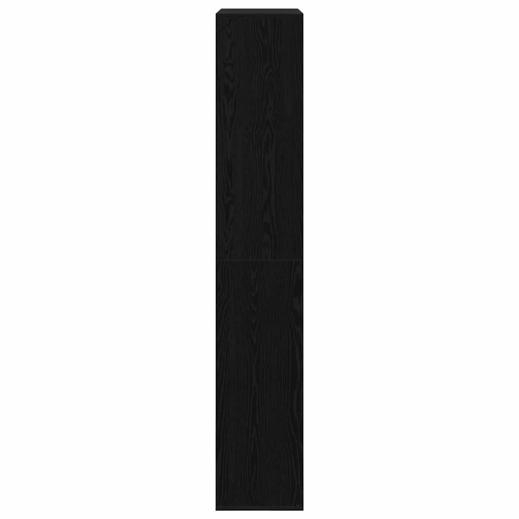 vidaXL Szafka na książki 2 pcs Czarny Dąb 100 x 33 x 93.75 cm