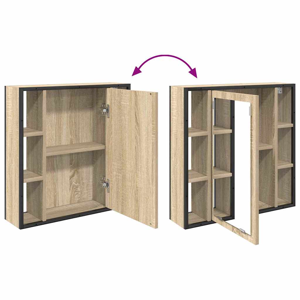 vidaXL Zestaw mebli łazienkowych 2 pcs Brązowy Materiał drewnopochodny