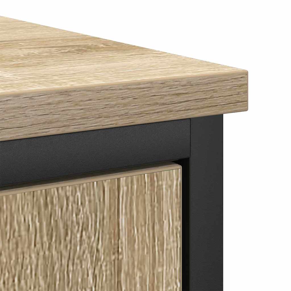 vidaXL Zestaw mebli łazienkowych 2 pcs Brązowy Materiał drewnopochodny