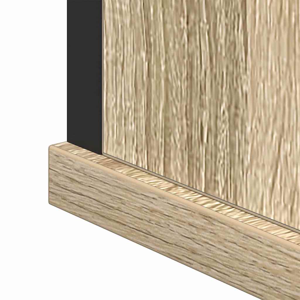 vidaXL Zestaw mebli łazienkowych 3 pcs Brązowy Materiał drewnopochodny