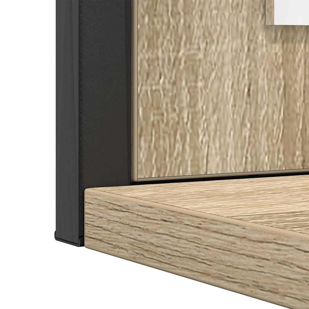 vidaXL Zestaw mebli łazienkowych 3 pcs Brązowy Materiał drewnopochodny