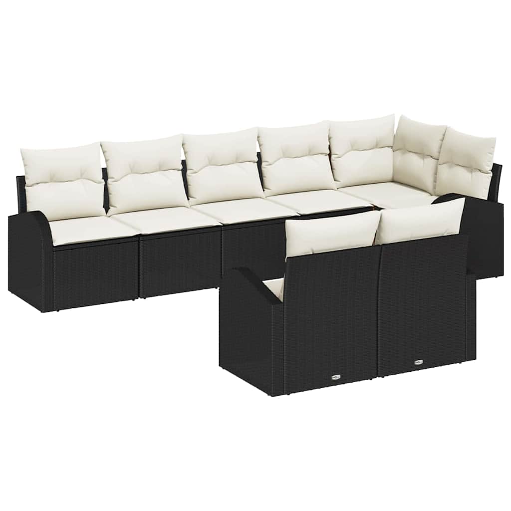 vidaXL Zestaw Sof na Ogród 8 pcs polirattan