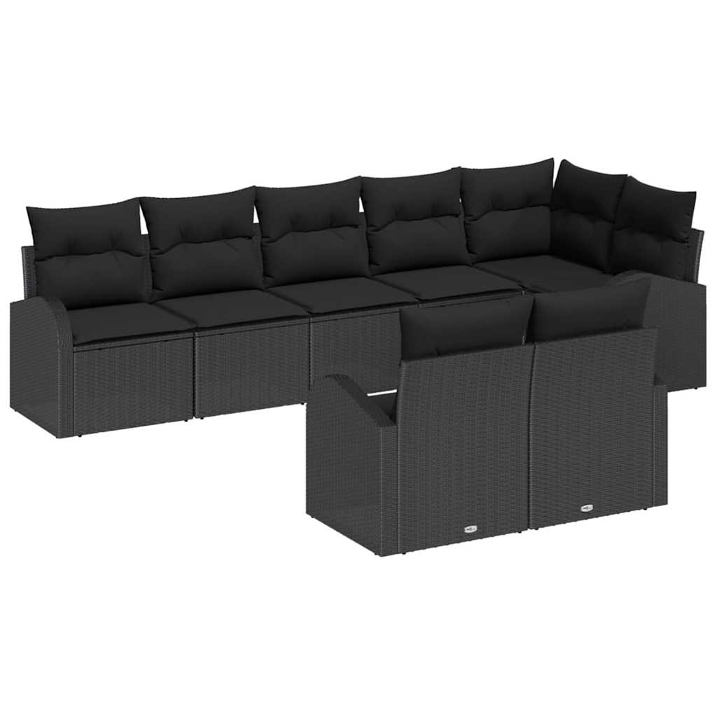 vidaXL Zestaw Sof na Ogród 8 pcs polirattan