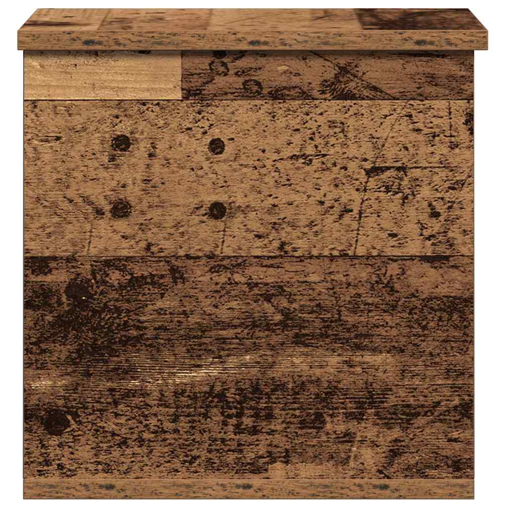 vidaXL Skrzynia do przechowywania Stare drewno 30 x 35 x 35 cm