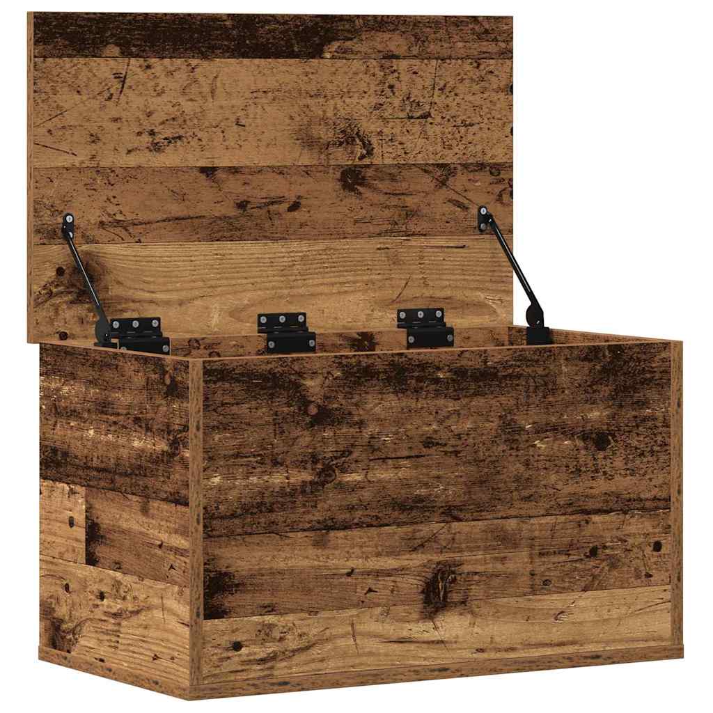 vidaXL Skrzynia do przechowywania Stare drewno 60 x 35 x 35 cm