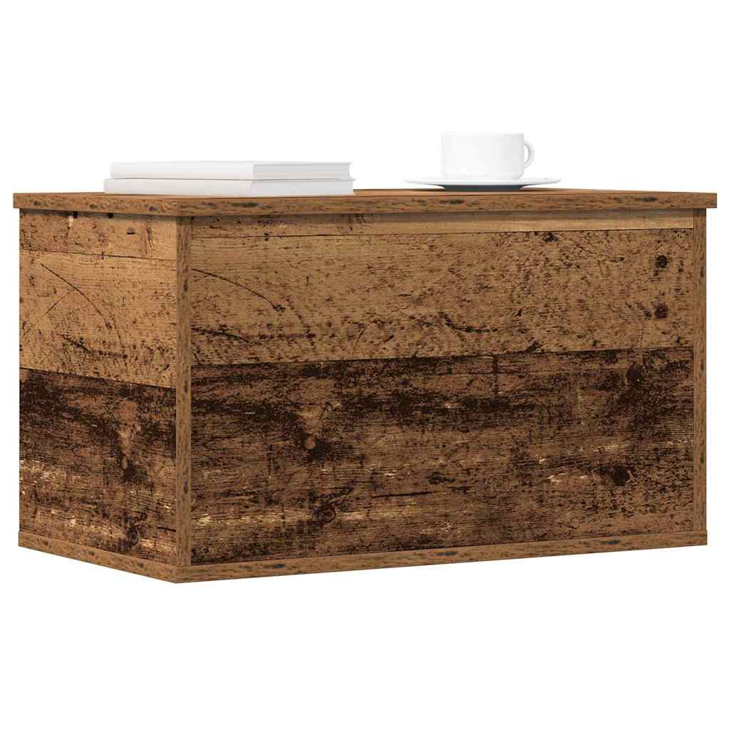 vidaXL Skrzynia do przechowywania Stare drewno 60 x 35 x 35 cm