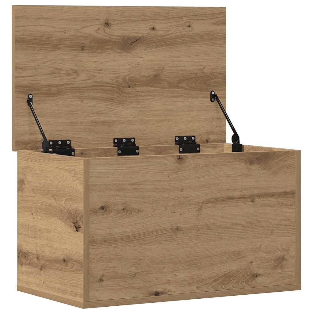 vidaXL Skrzynia do przechowywania Dąb rzemieślniczy 60 x 35 x 35 cm