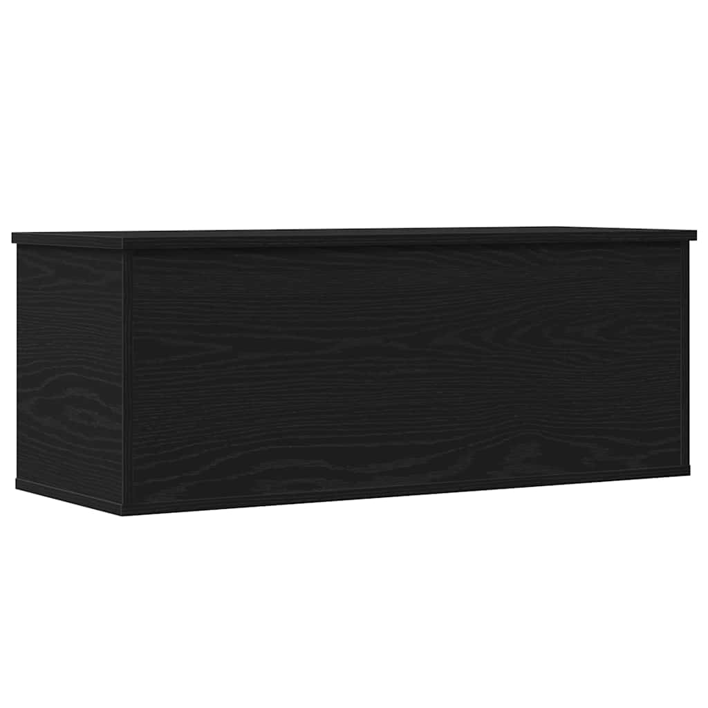 vidaXL Skrzynia do przechowywania Czarny Dąb 90 x 35 x 35 cm