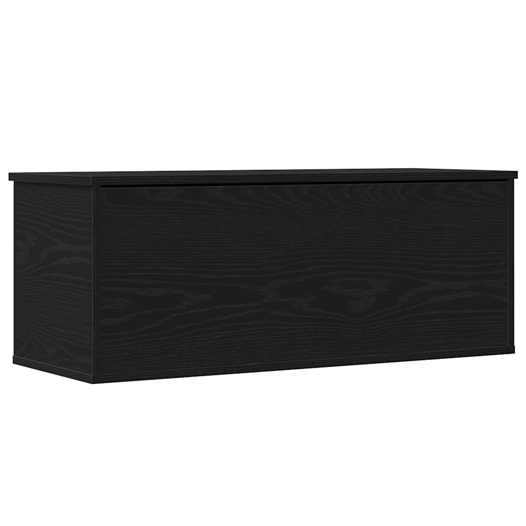 vidaXL Skrzynia do przechowywania Czarny Dąb 90 x 35 x 35 cm
