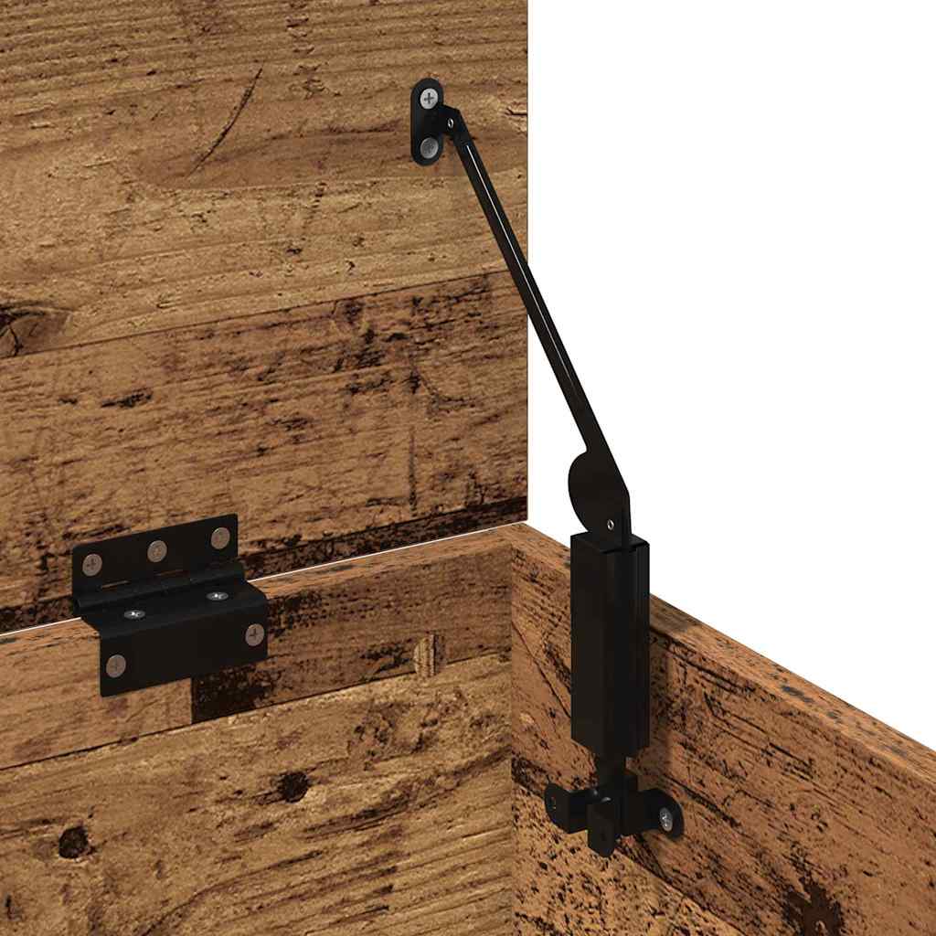 vidaXL Skrzynia do przechowywania Stare drewno 102 x 35 x 35 cm