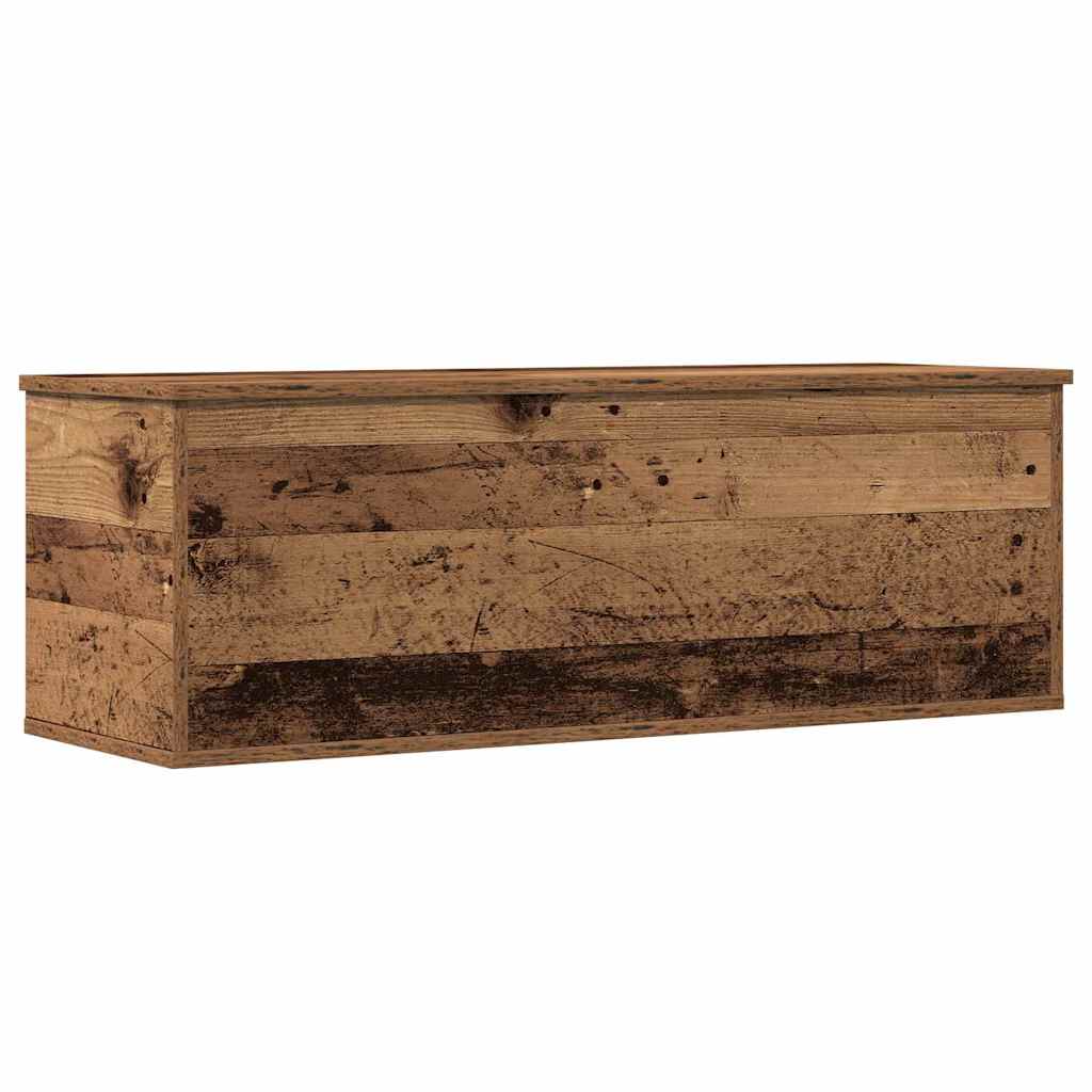 vidaXL Skrzynia do przechowywania Stare drewno 102 x 35 x 35 cm