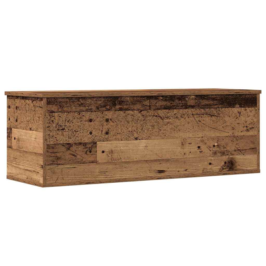 vidaXL Skrzynia do przechowywania Stare drewno 102 x 35 x 35 cm