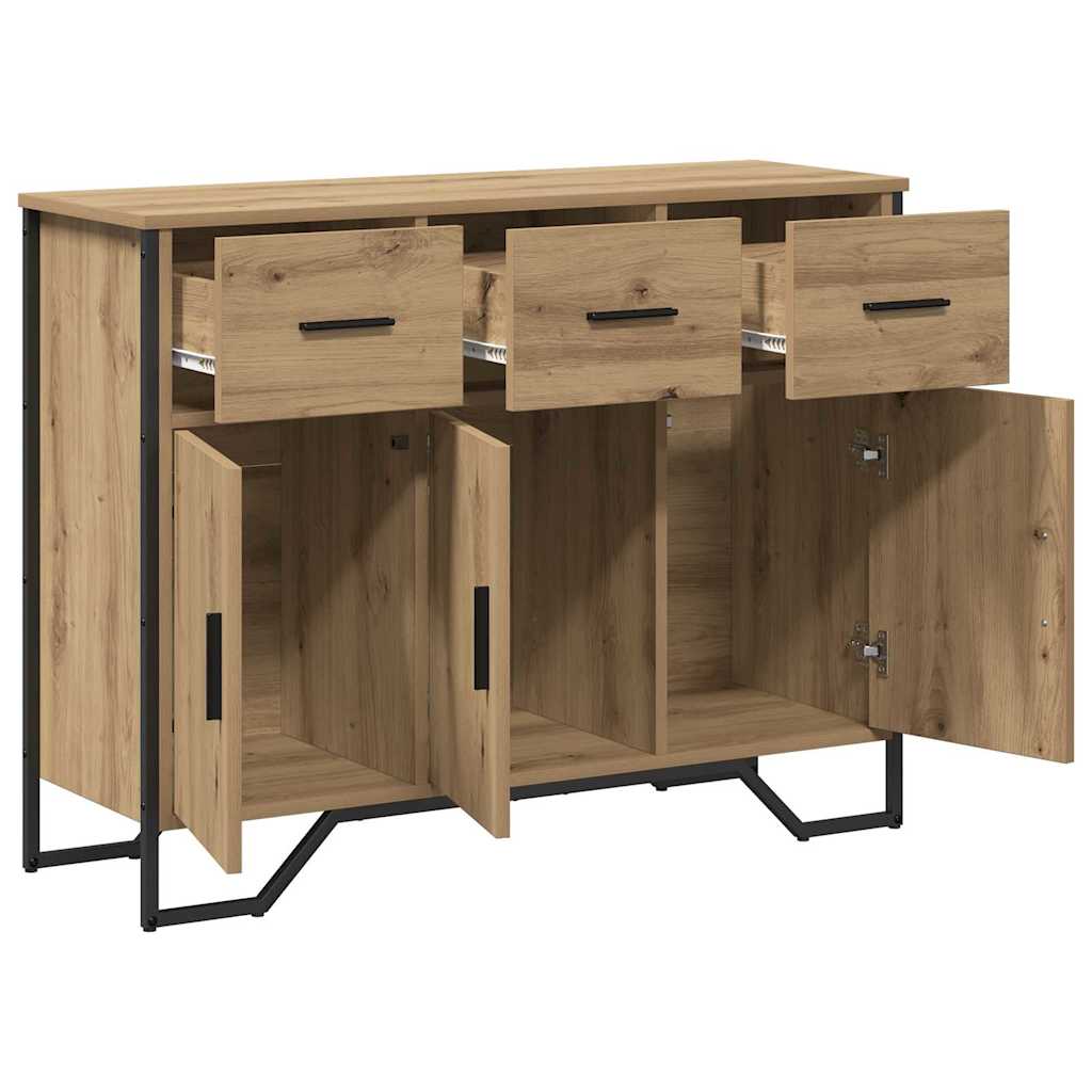 vidaXL Bufet z szufladą Dąb rzemieślniczy 97 x 32,5 x 74,5 cm