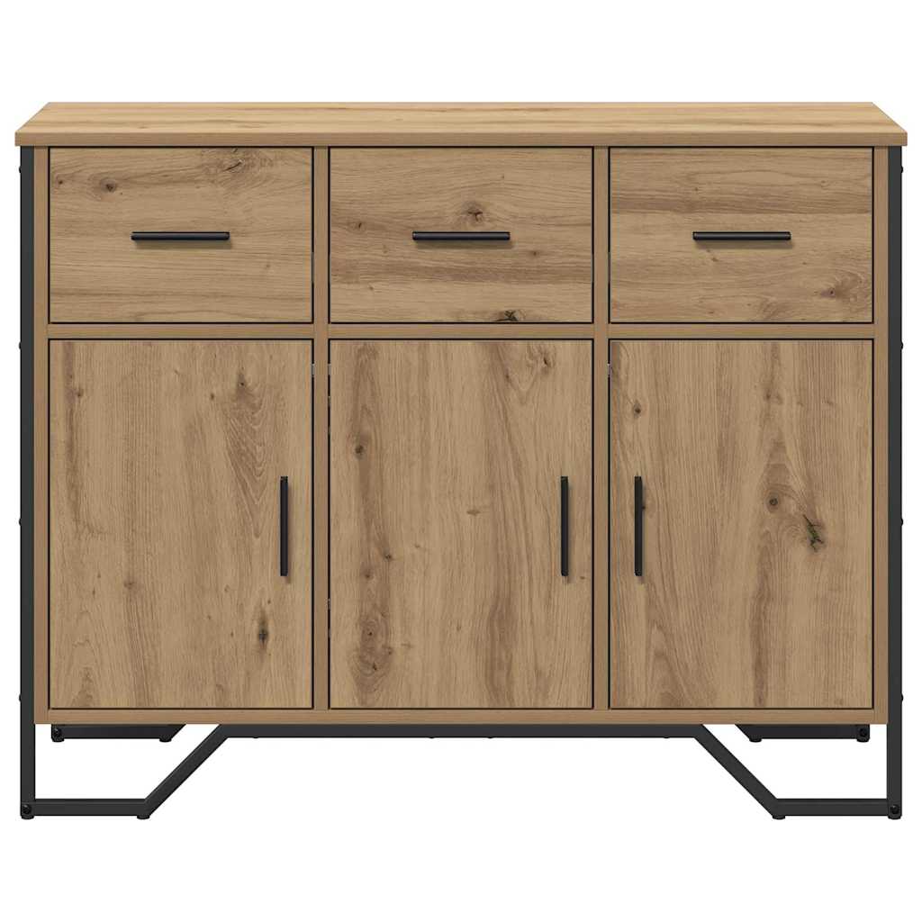 vidaXL Bufet z szufladą Dąb rzemieślniczy 97 x 32,5 x 74,5 cm
