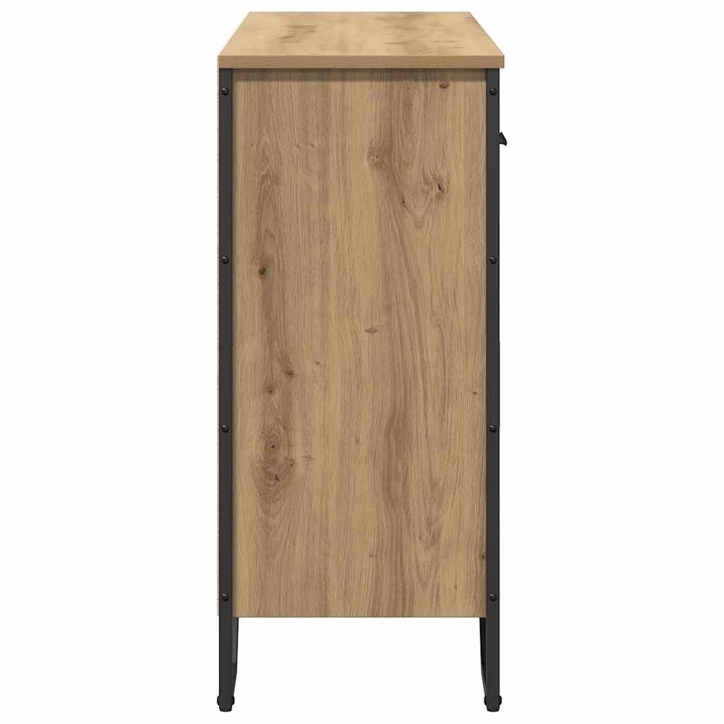 vidaXL Bufet z szufladą Dąb rzemieślniczy 97 x 32,5 x 74,5 cm