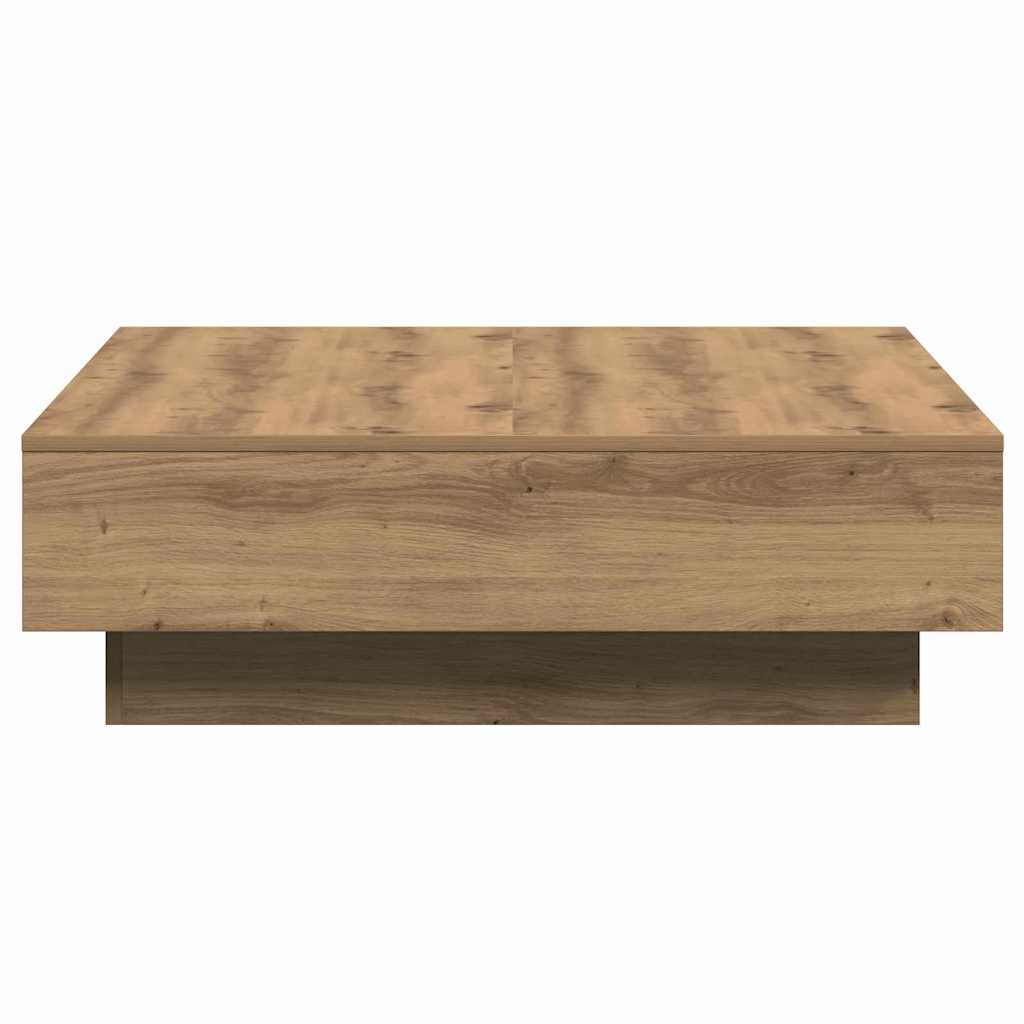 vidaXL Stolik kawowy Dąb rzemieślniczy 90 x 90 x 28 cm