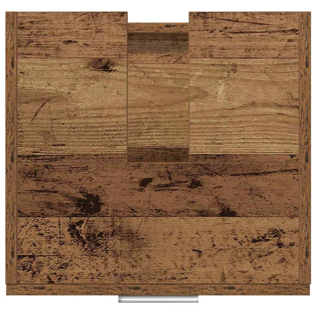 vidaXL Szafka Łazienkowa z szufladą Stare drewno 40 x 37 x 59 cm