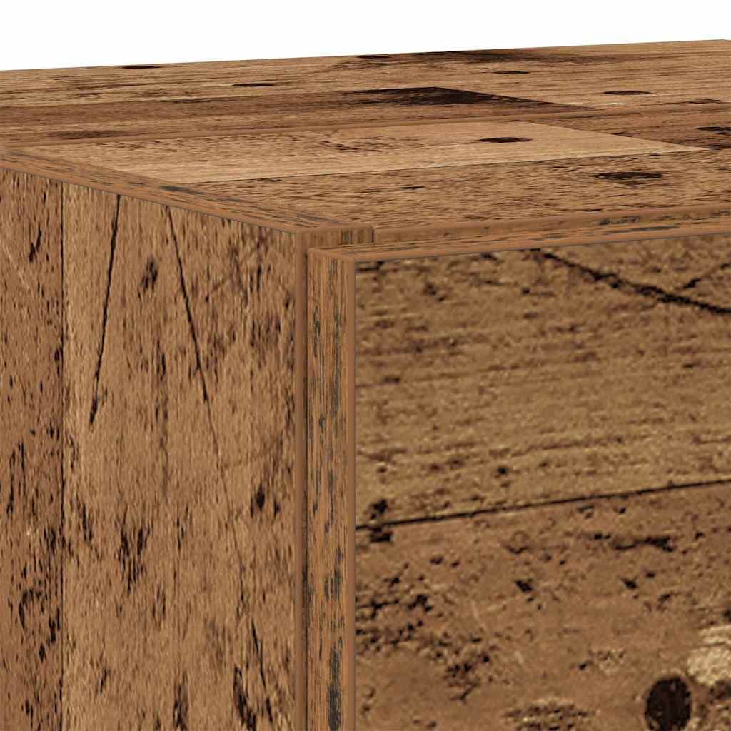 vidaXL Szafka Łazienkowa z szufladą Stare drewno 78 x 37 x 59 cm