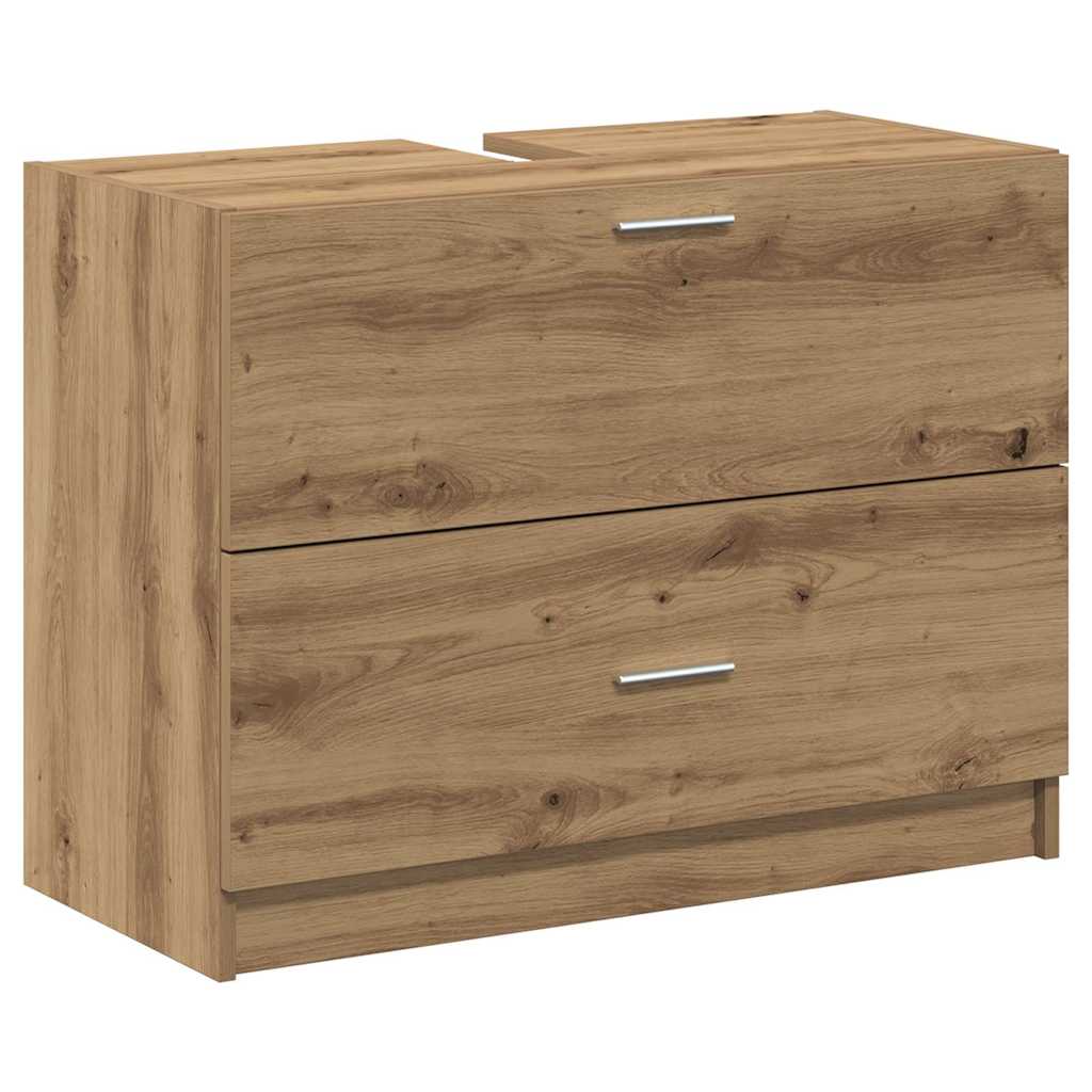 vidaXL Szafka Łazienkowa z szufladą Dąb rzemieślniczy 78 x 37 x 59 cm