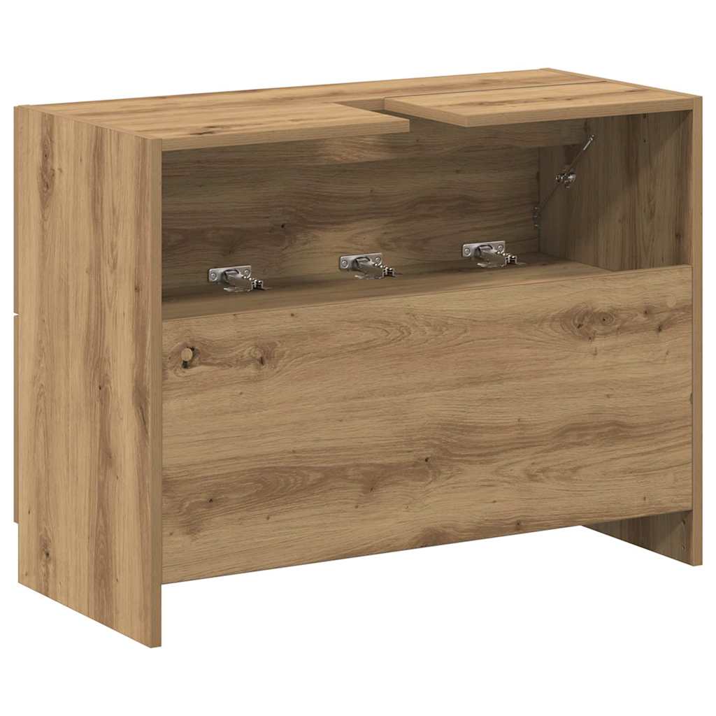 vidaXL Szafka Łazienkowa z szufladą Dąb rzemieślniczy 78 x 37 x 59 cm