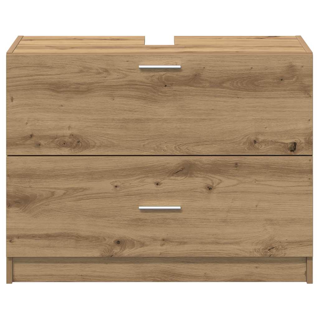 vidaXL Szafka Łazienkowa z szufladą Dąb rzemieślniczy 78 x 37 x 59 cm