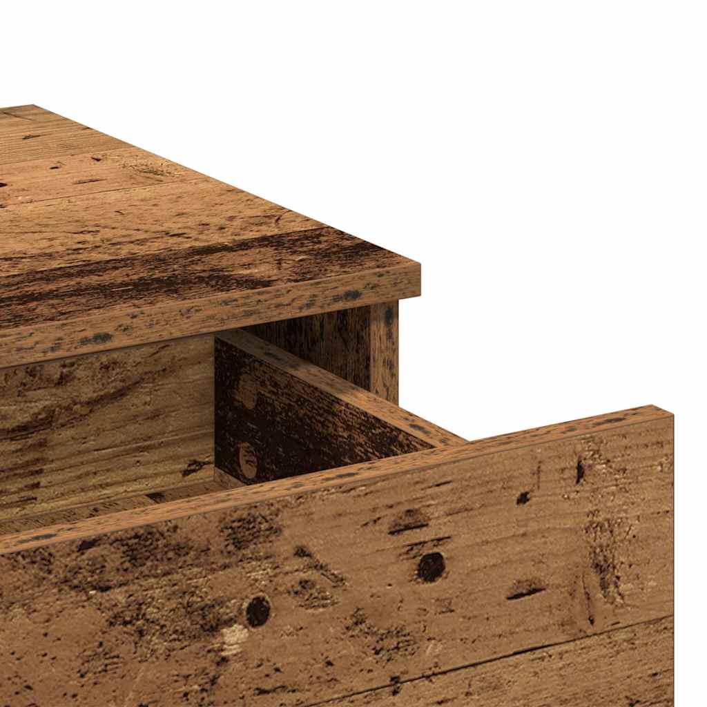 vidaXL Toaletka Stare drewno 100 x 40 x 120 cm Materiał drewnopochodny