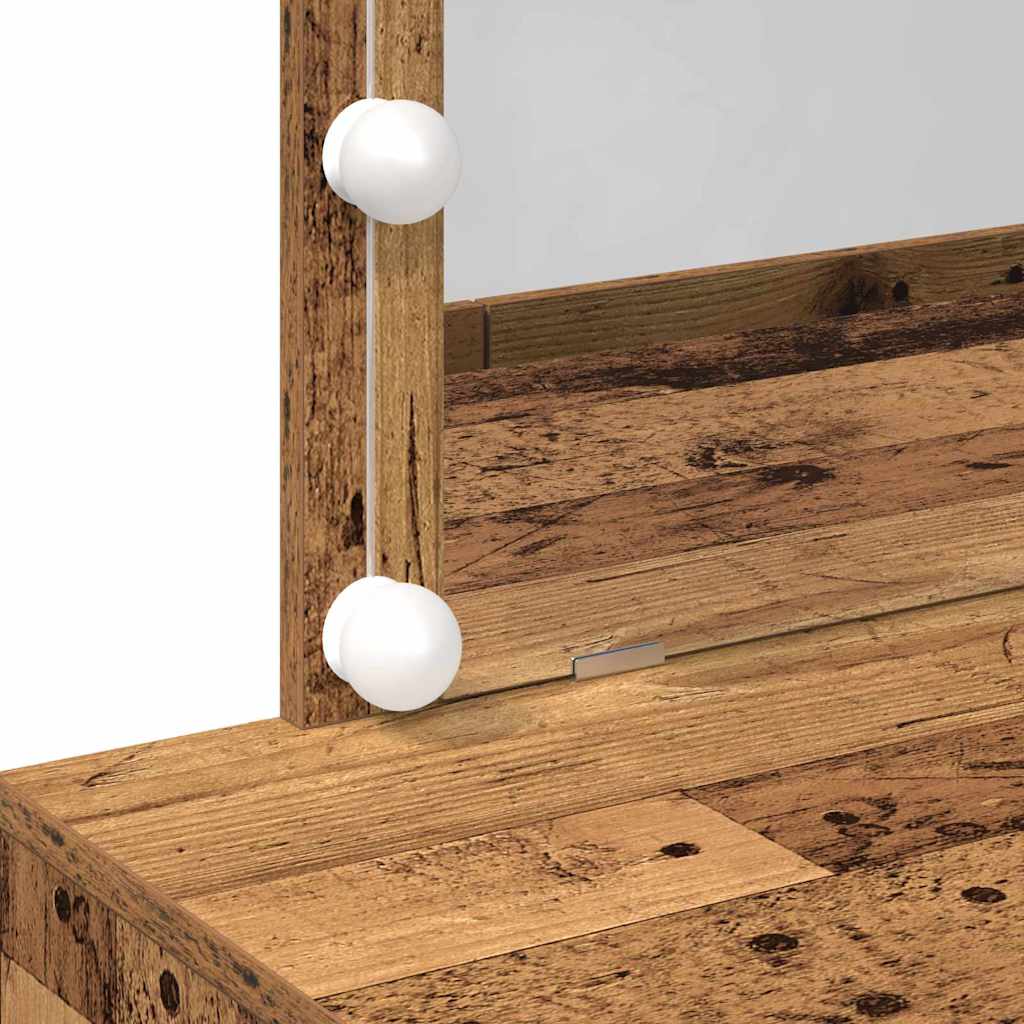 vidaXL Toaletka Stare drewno 100 x 40 x 120 cm Materiał drewnopochodny