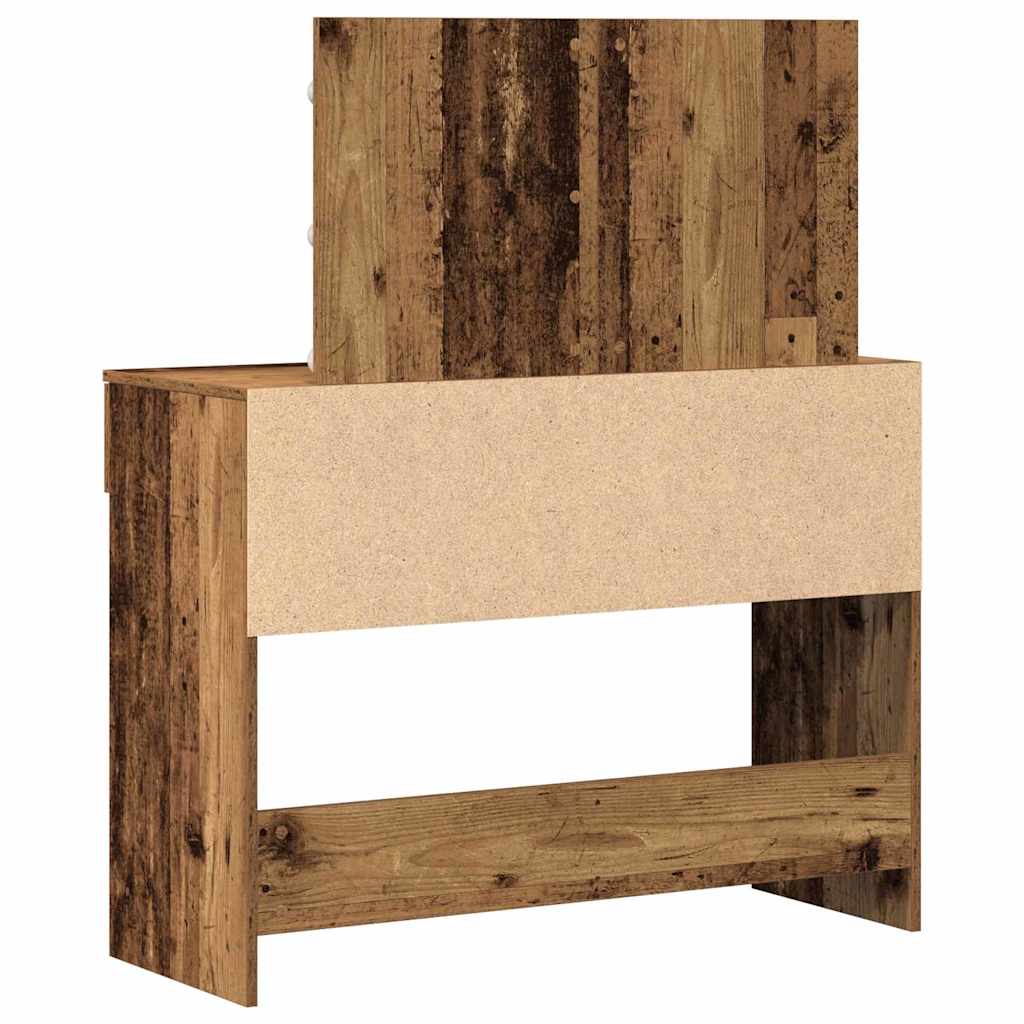 vidaXL Toaletka Stare drewno 100 x 40 x 120 cm Materiał drewnopochodny