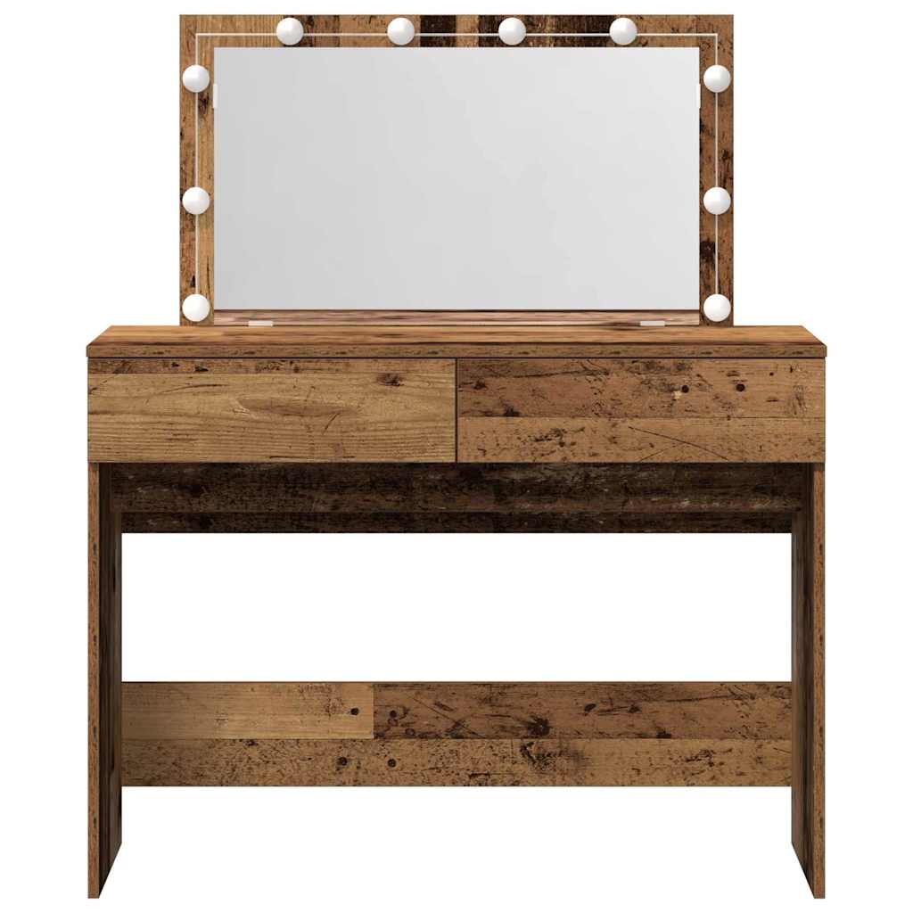 vidaXL Toaletka Stare drewno 100 x 40 x 120 cm Materiał drewnopochodny