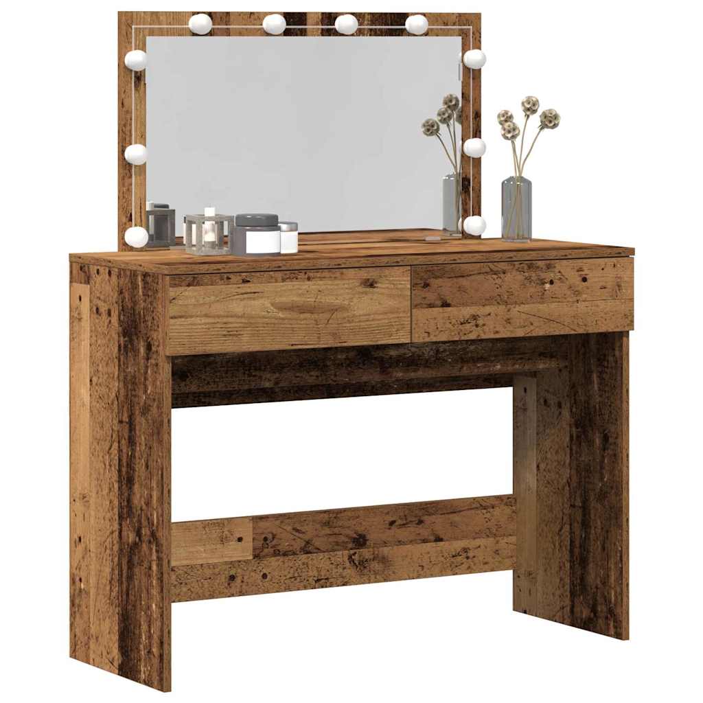 vidaXL Toaletka Stare drewno 100 x 40 x 120 cm Materiał drewnopochodny