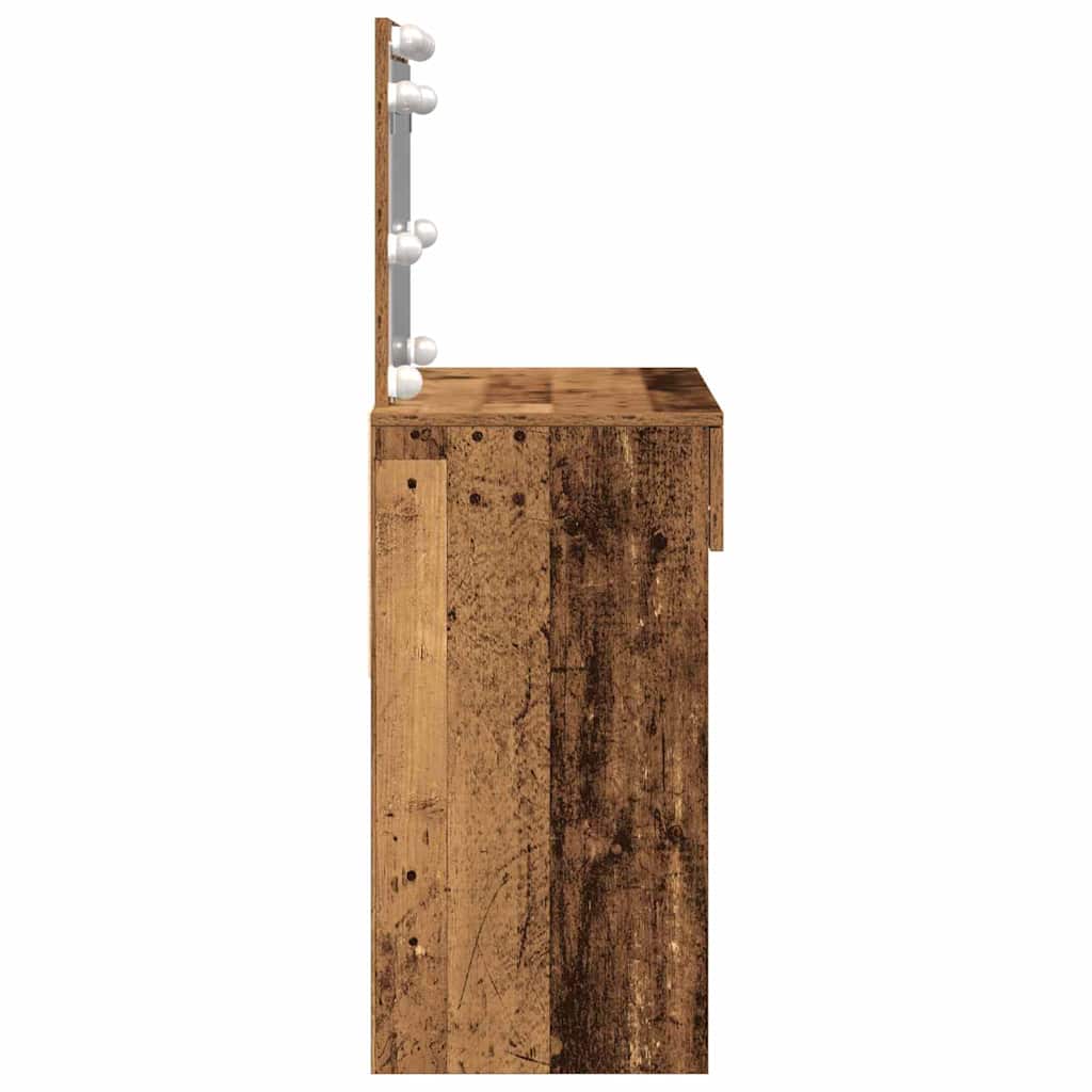 vidaXL Toaletka Stare drewno 100 x 40 x 120 cm Materiał drewnopochodny