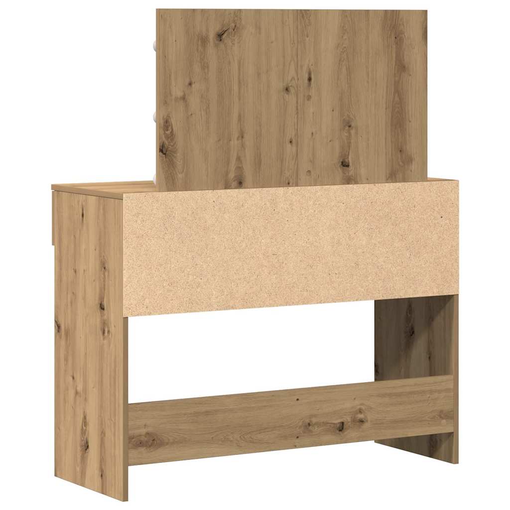 vidaXL Toaletka z szufladą Dąb rzemieślniczy 100 x 40 x 120 cm