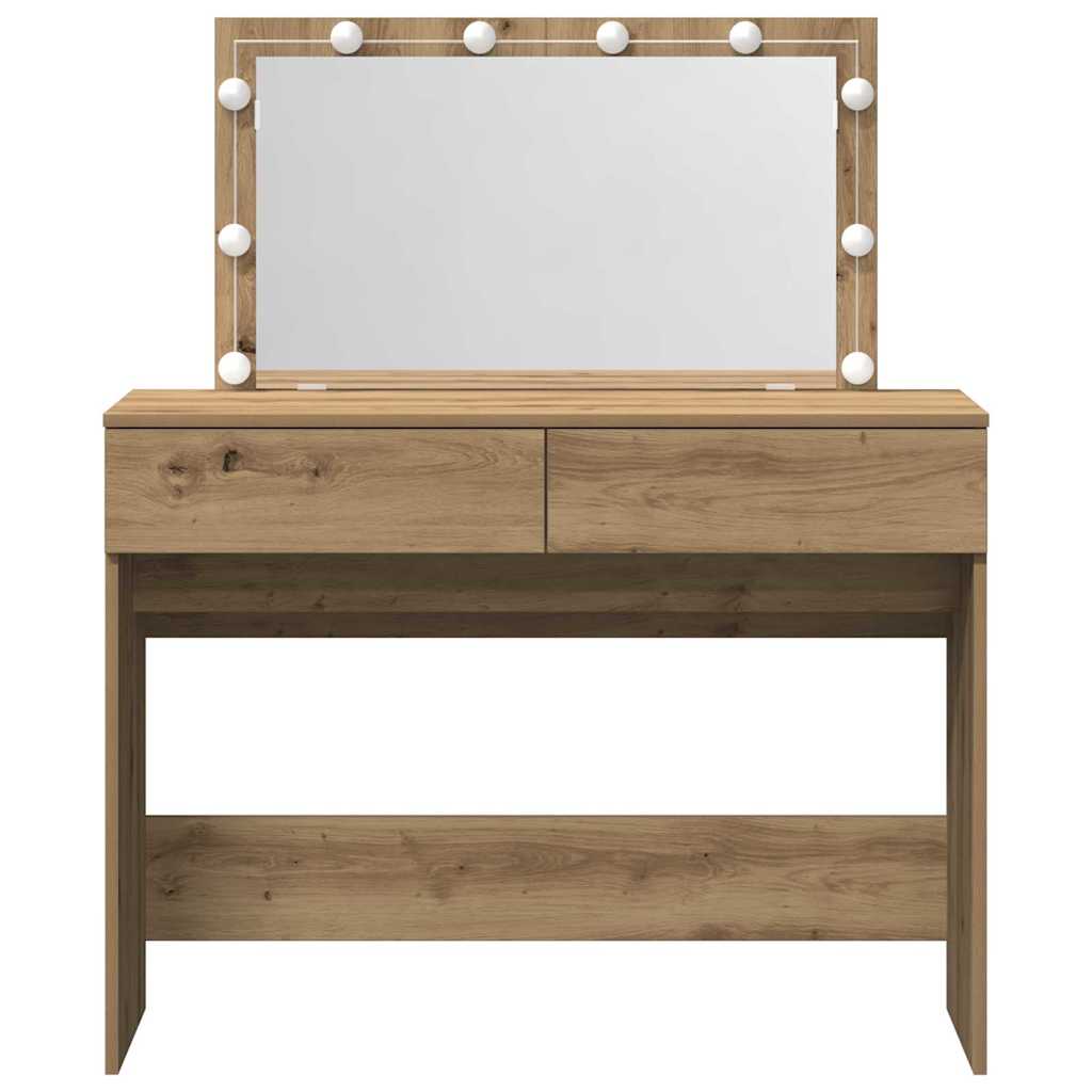 vidaXL Toaletka z szufladą Dąb rzemieślniczy 100 x 40 x 120 cm