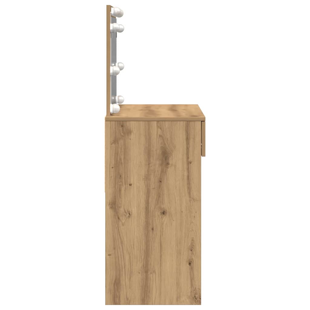 vidaXL Toaletka z szufladą Dąb rzemieślniczy 100 x 40 x 120 cm