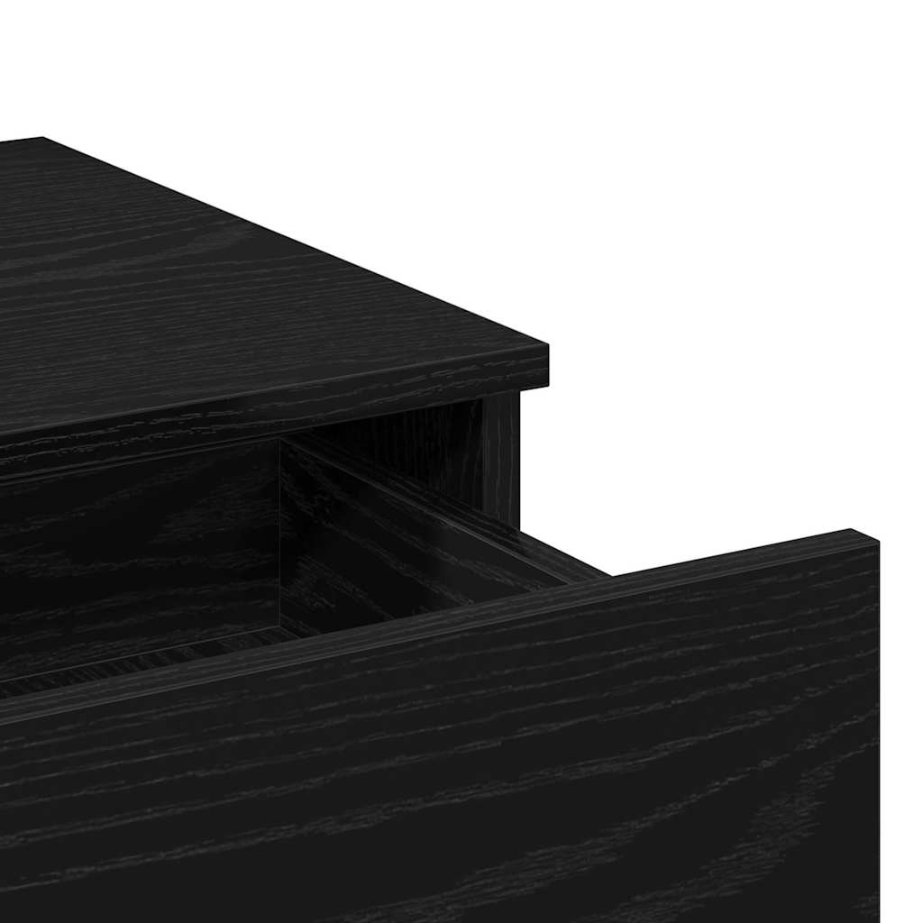 vidaXL Toaletka Czarny Dąb 100 x 40 x 120 cm Materiał drewnopochodny
