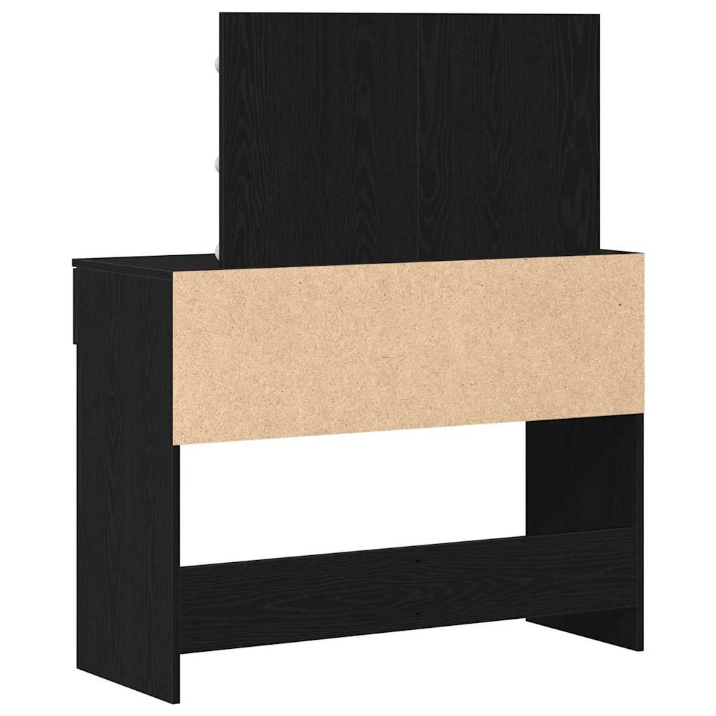 vidaXL Toaletka Czarny Dąb 100 x 40 x 120 cm Materiał drewnopochodny